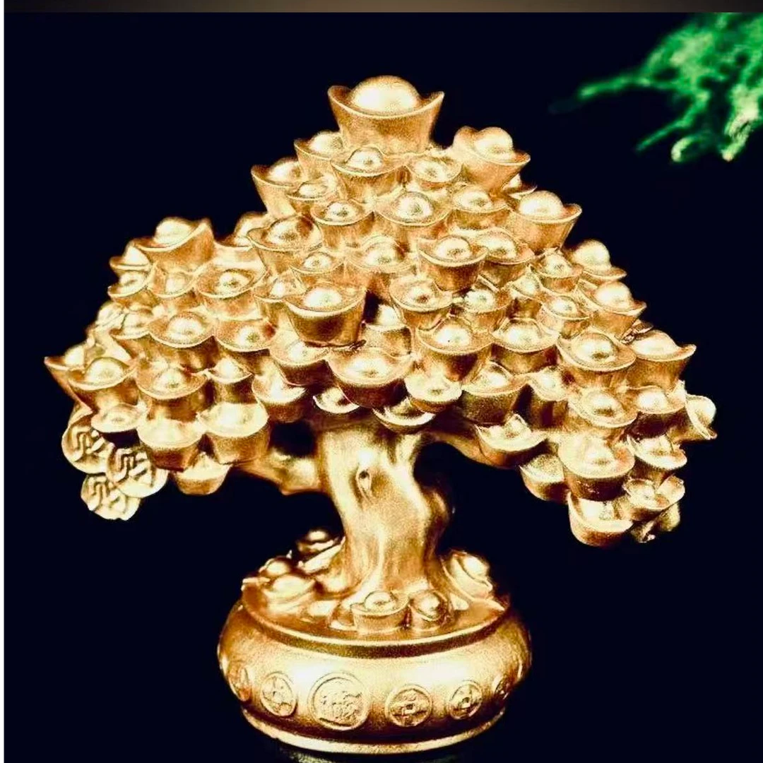 福满园发米树摆件