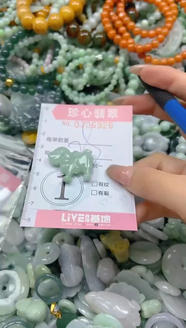 翡翠未镶嵌颈饰闪购0306926