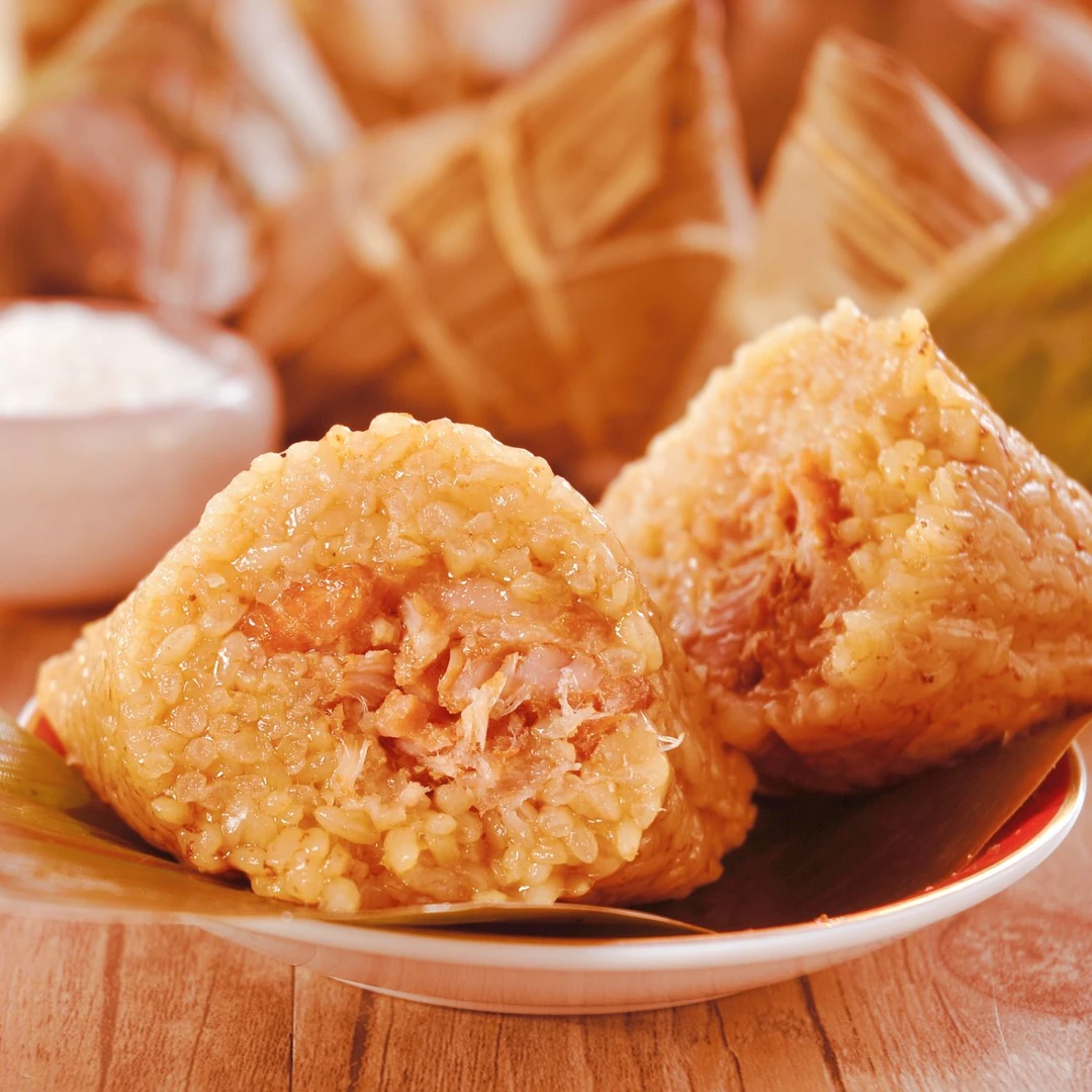 赵粽子传统手工招牌大肉粽【180g*4个】（绿色单线）