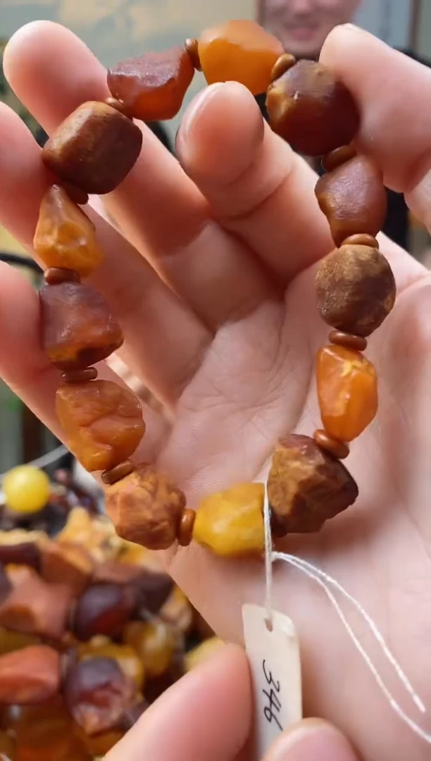 【闪购商品】琥珀手串未镶嵌手串