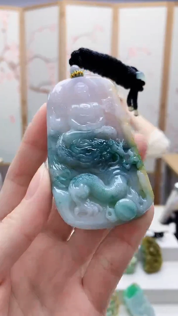 未镶嵌定制翡翠5160ry-毛货挂件54