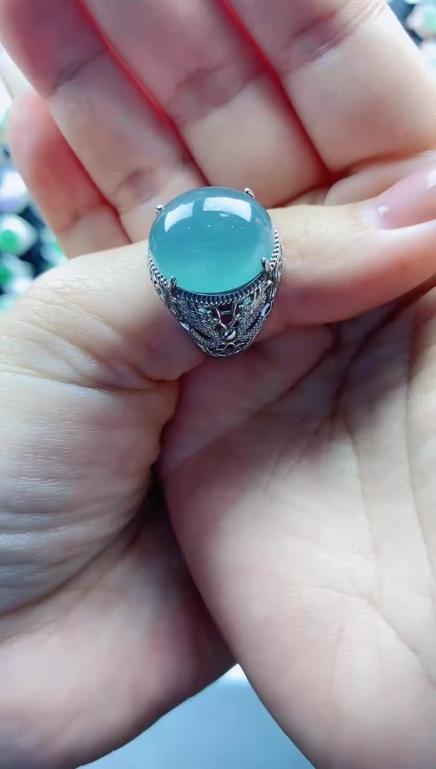 【闪购商品】翡翠戒指未镶嵌天然翡翠男戒