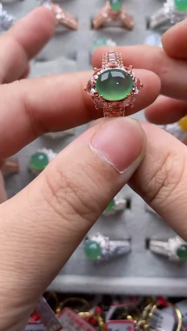 【闪购商品】翡翠戒指未镶嵌44444---19