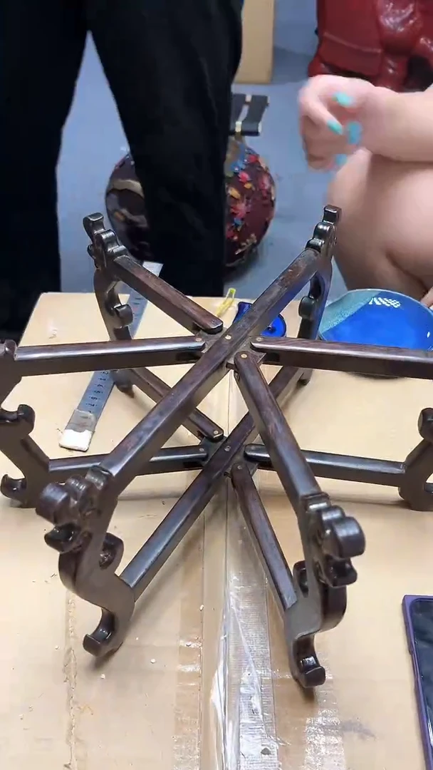 回流工艺品瓷器摆件老破旧214