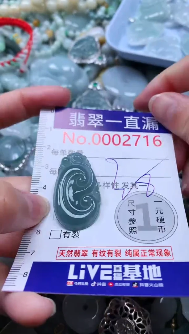 【闪购商品】翡翠吊坠(不含链)未镶嵌2716