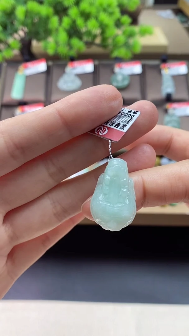 【闪购商品】翡翠颈饰未镶嵌龙头龟