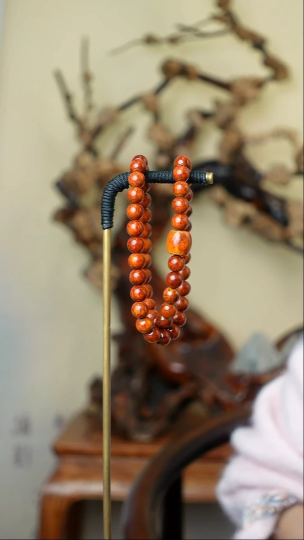 木本降真香红降花梨公玉化黄油高货手串 20g