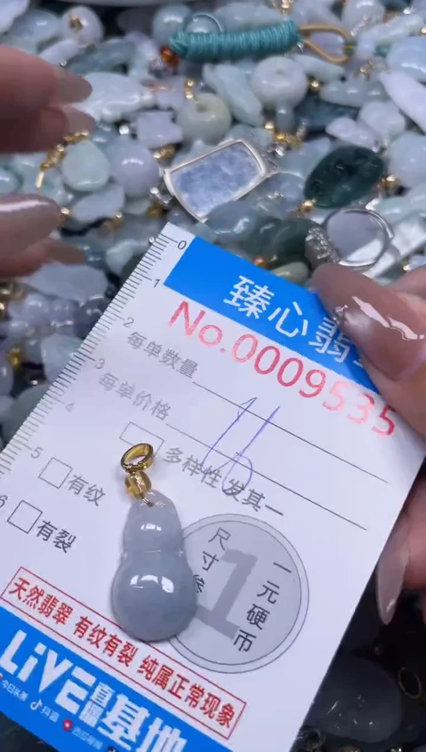 颈饰未镶嵌翡翠9535