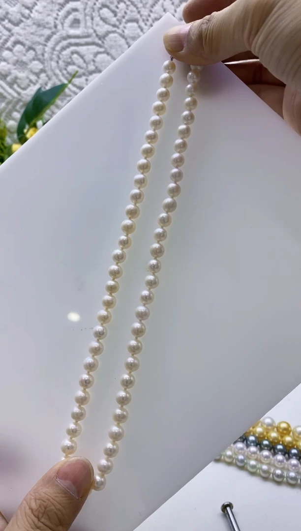未镶嵌淡水珍珠BG珍珠串链@@C1244