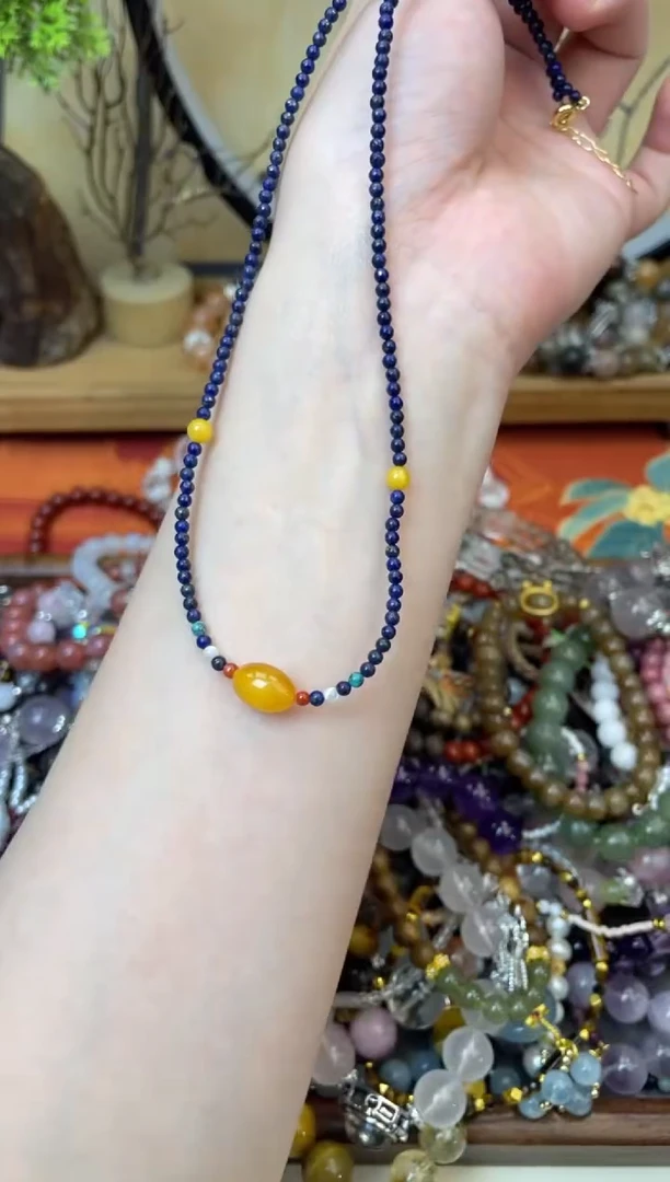 【闪购商品】青金石项链未镶嵌357