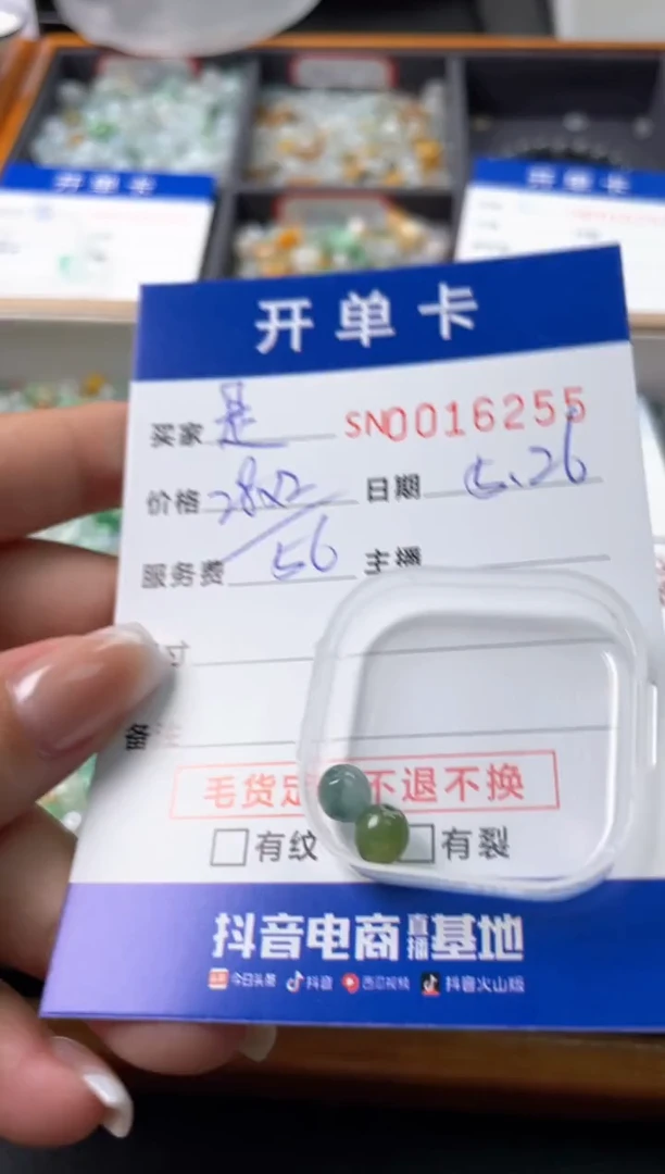 翡翠未镶嵌颈饰00016255