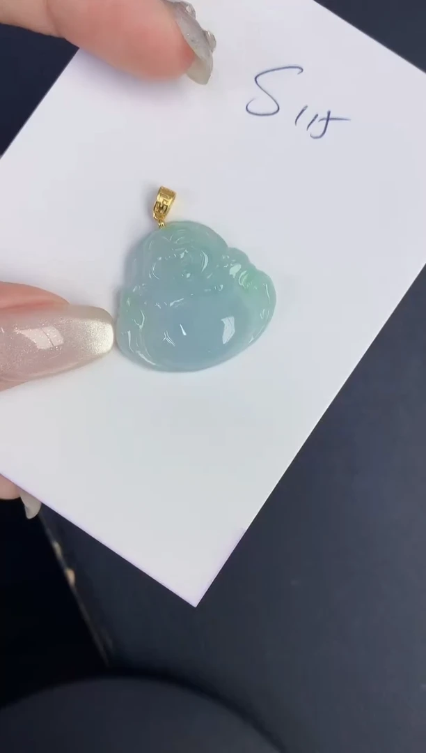 翡翠未镶嵌颈饰缅甸天然翡翠A货