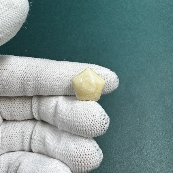 N1131天然猛犸牙星星配饰 支持鉴定 假一罚四