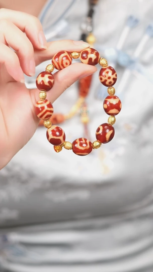 玛瑙/玉髓（覆膜）颈饰未镶嵌传世珠宝