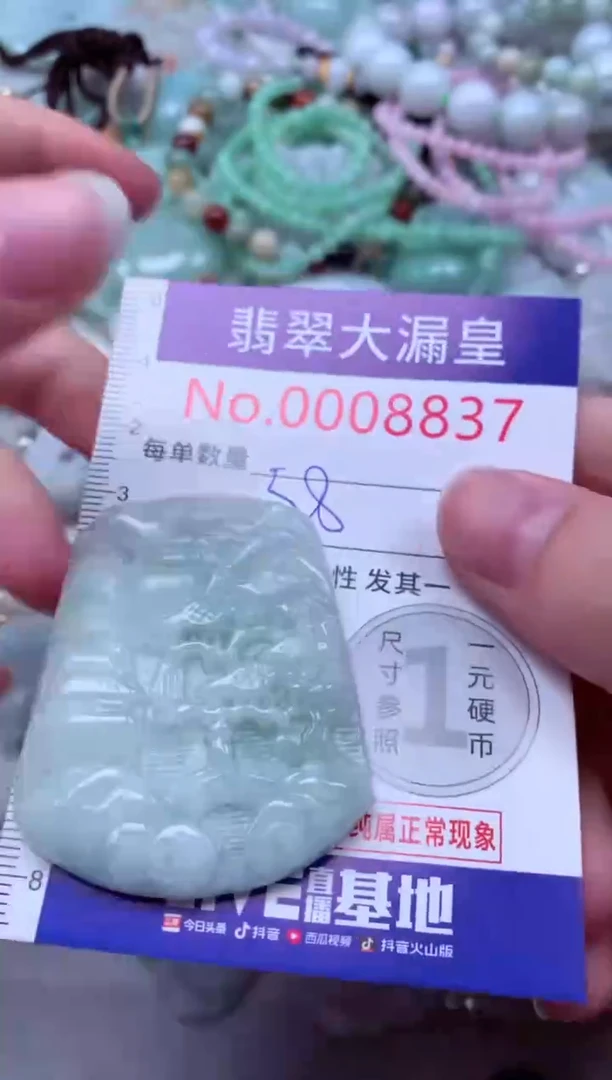 吊坠(不含链)未镶嵌翡翠8837
