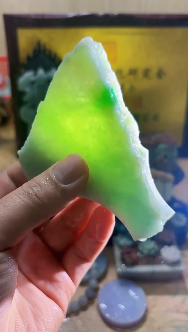 未镶嵌挂件翡翠A货常星7658