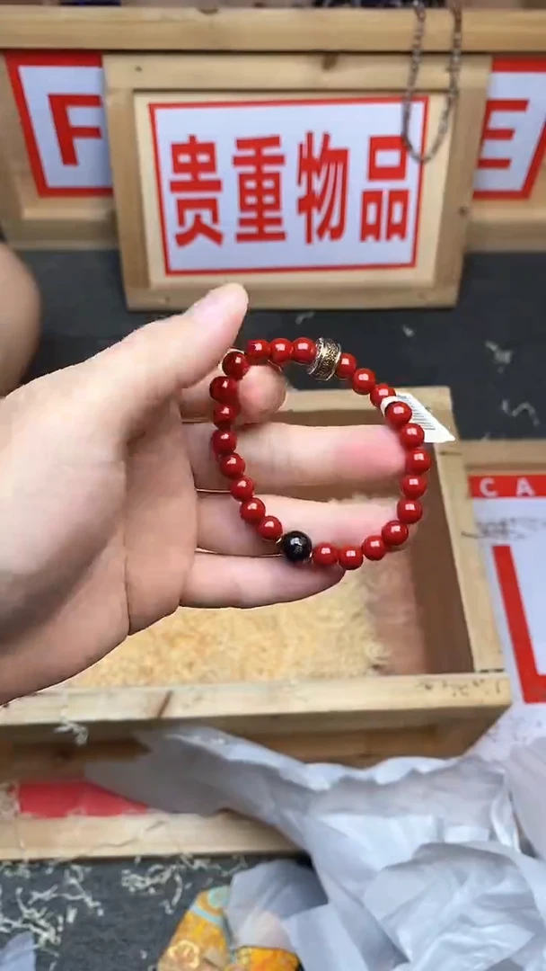 朱砂精品手串 无礼盒