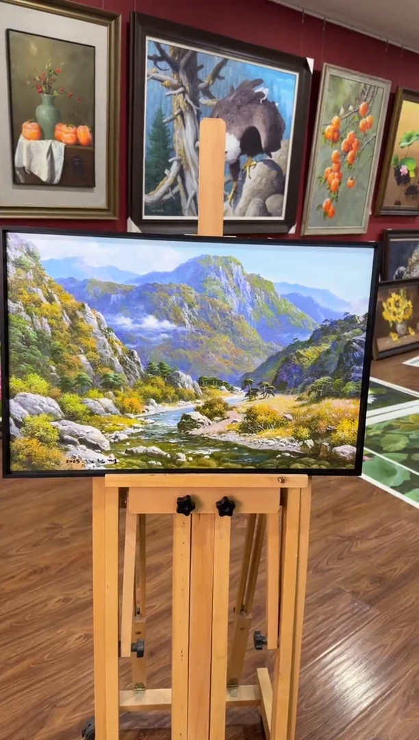 油画纯手绘油画 带装裱