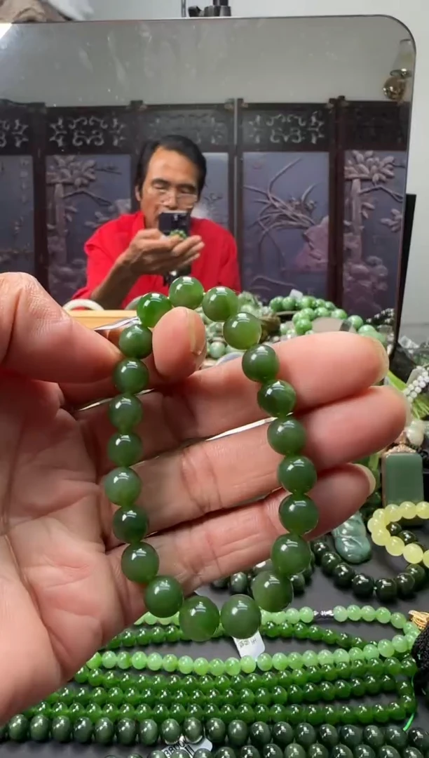未镶嵌和田玉珠宝奇石手串
