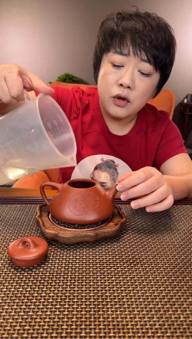 茶壶紫砂朱泥 石瓢