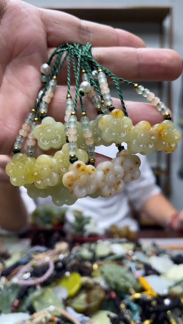 未镶嵌岫玉吊坠多样性发货*拍一发一