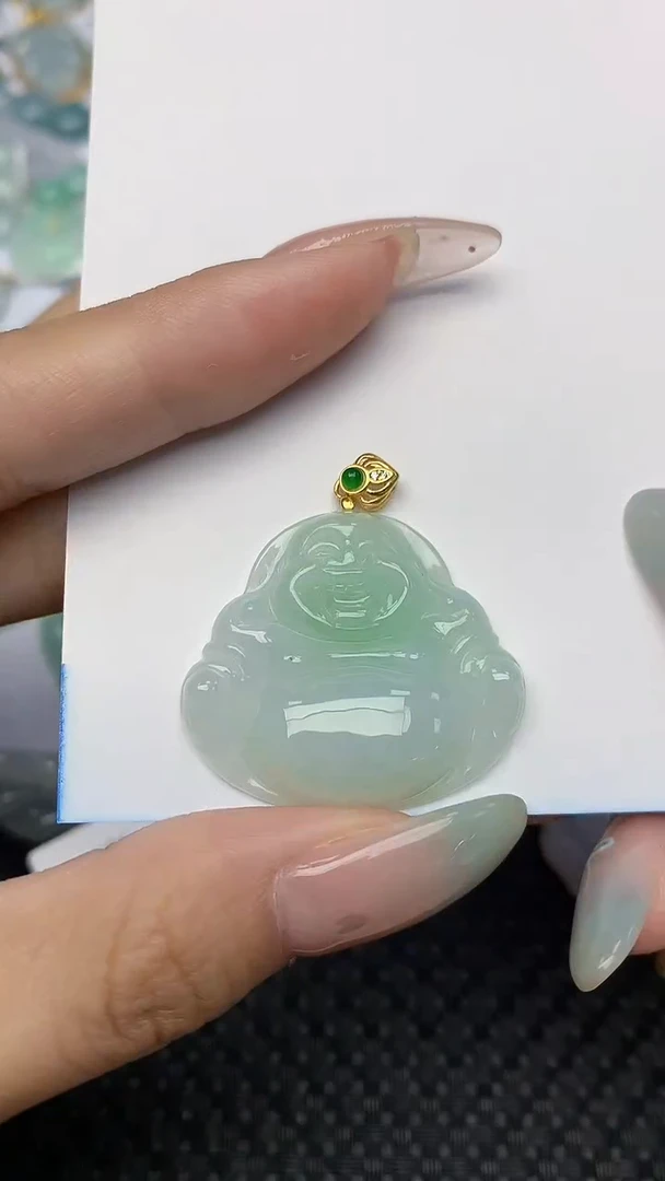 翡翠未镶嵌颈饰天然翡翠a货