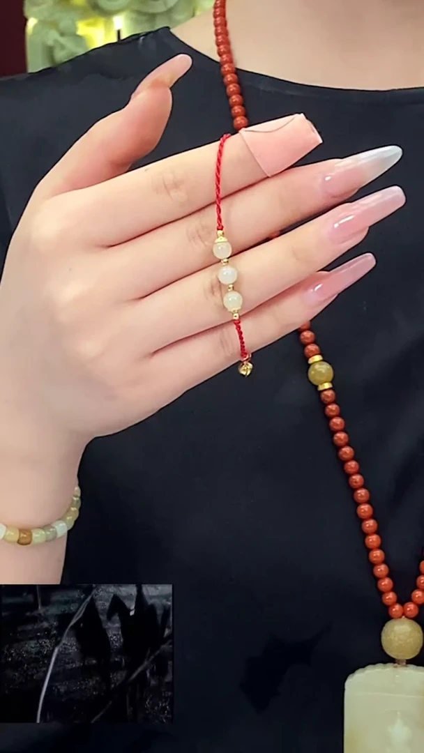 未镶嵌和田玉挂件闪购玉珠尺寸约6mm多样性发一件