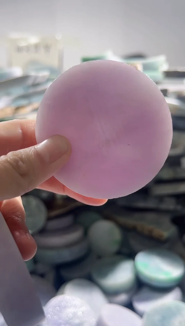 翡翠散珠 缅甸翡翠A货柠698