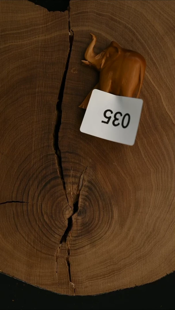 檀香木其他工艺品 小象 微瑕 14克-69-035