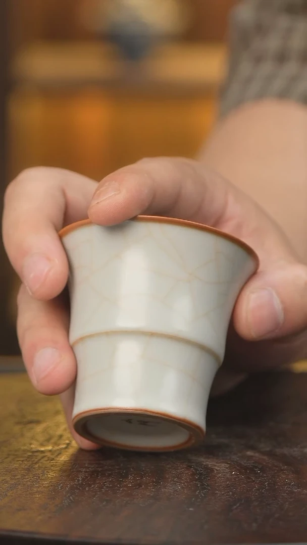 掌柜甄选陶瓷盖碗杯