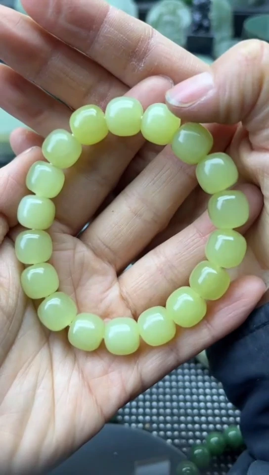 未镶嵌和田玉珠宝半成品手串