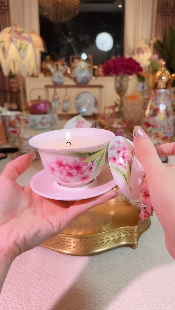 瓷三才  蜡烛  --------