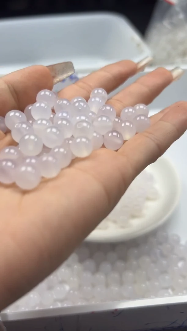 南红玛瑙未镶嵌颈饰w326荔枝冻8mm*30颗