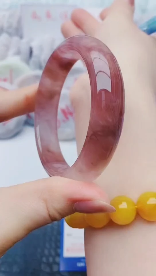 未镶嵌手镯石英质玉w76+59-60