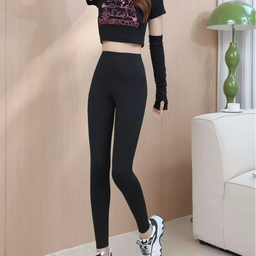 105冬季女士打底裤 时尚修身加厚保暖瑜伽显瘦芭比裤