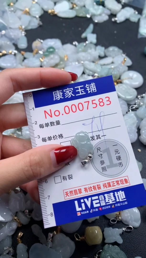颈饰未镶嵌翡翠7583
