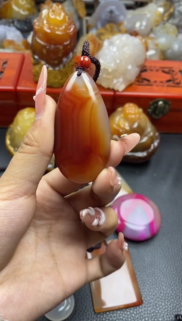 【闪购商品】玛瑙/玉髓挂件未镶嵌00
