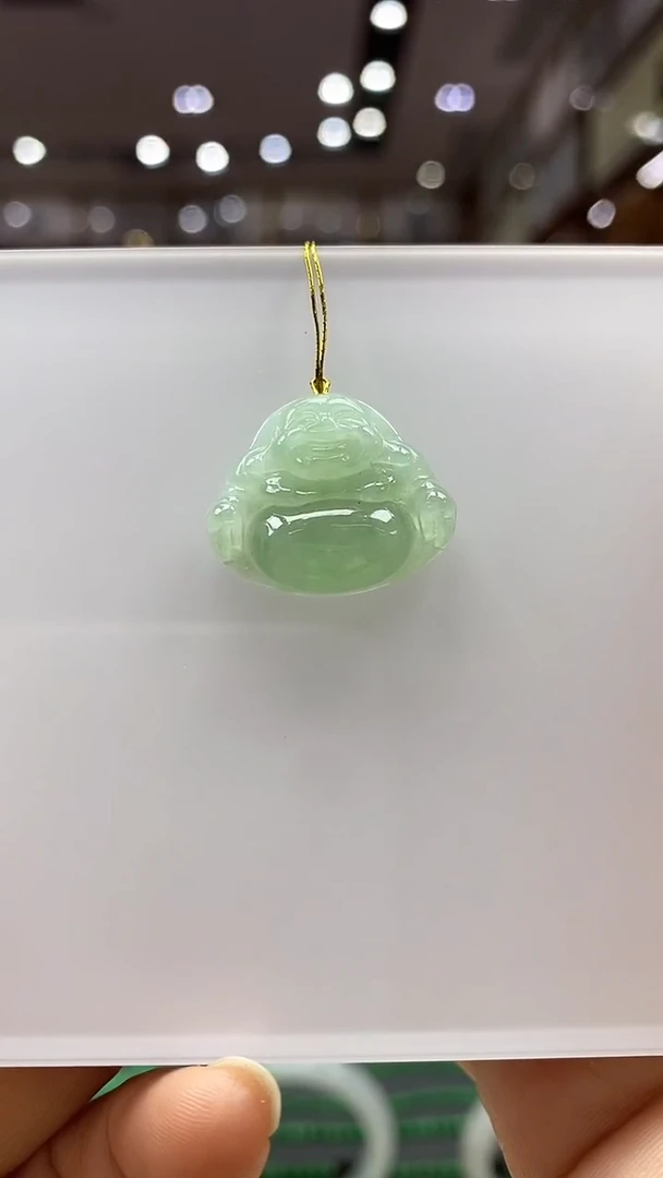 颈饰未镶嵌翡翠佛公