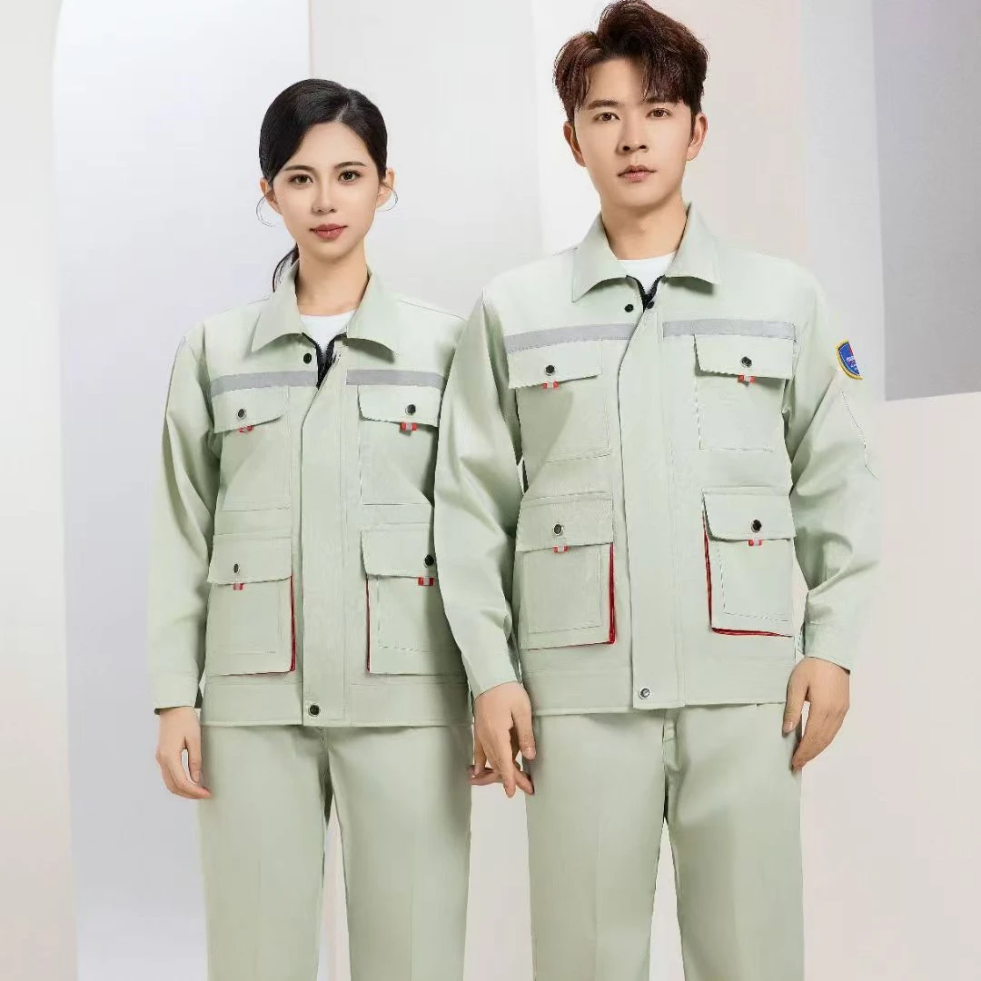 防酸碱静电夏季薄款工作服套装男女劳保服化工车间防护耐腐蚀定制
