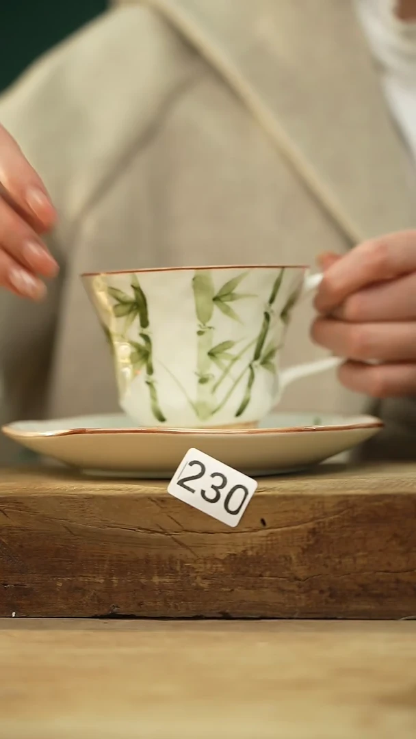 【闪购商品】瓷片设计师手作款 落单咖啡杯