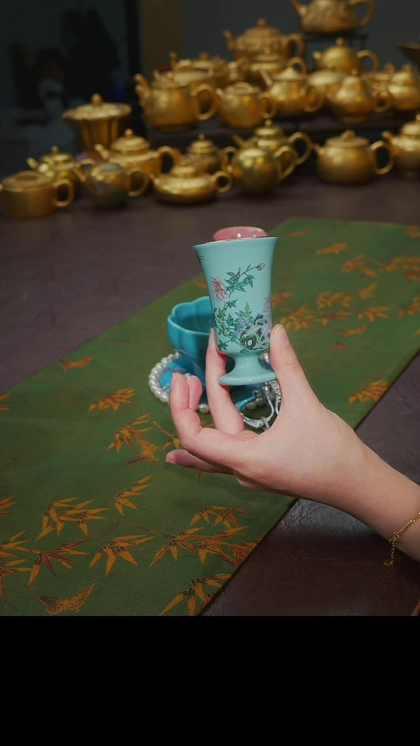 茶杯紫砂【宜景窑系列】杯子