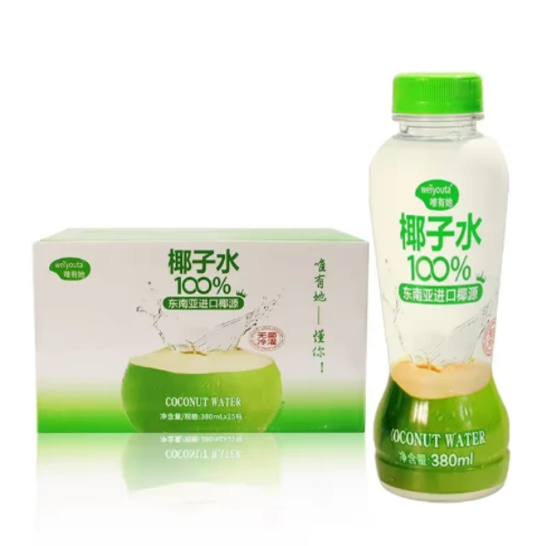 唯有她椰子水官方正品*6瓶进口椰源含100%原汁夏季解腻椰子水饮料