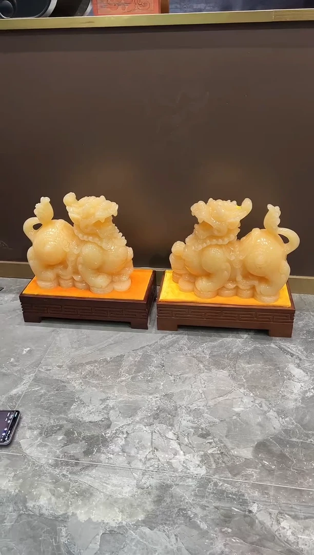 【闪购商品】石材貔貅一对