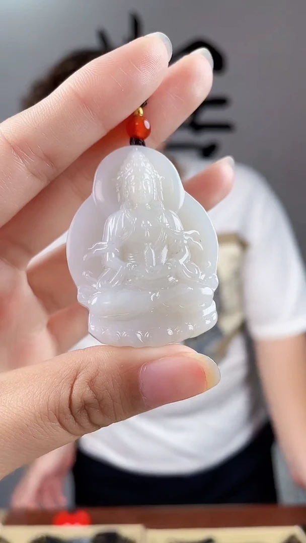 和田玉未镶嵌颈饰拍一发一，多样性发货