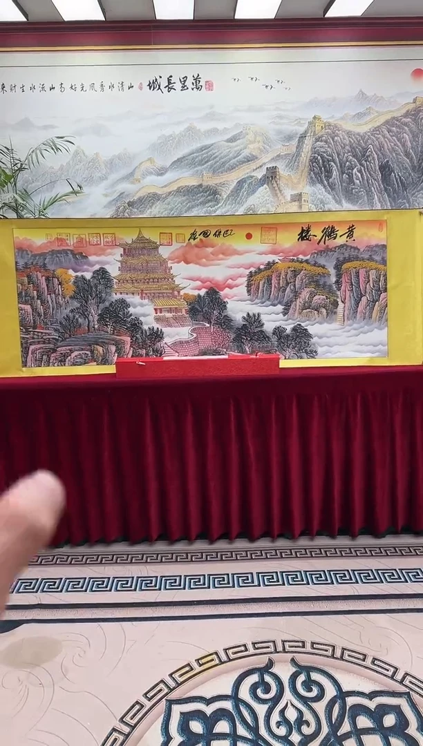 国画黄鹤楼-新作-汪保国