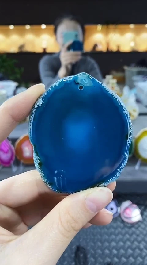 未镶嵌颈饰玛瑙/玉髓荷****，玛瑙