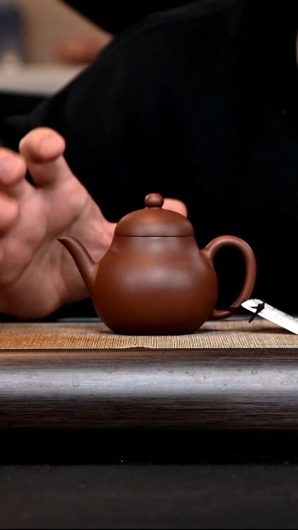 【闪购商品】紫砂茶壶Ah4058 梨形 红紫泥