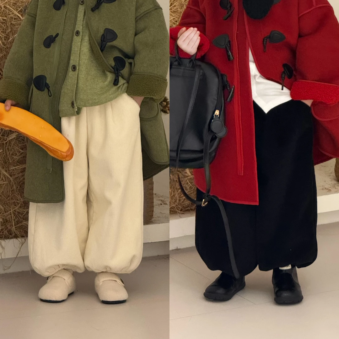 【在仓】K.baby【韩系•慵懒】韩系条绒裤 冬季新款儿童休闲百搭 9256