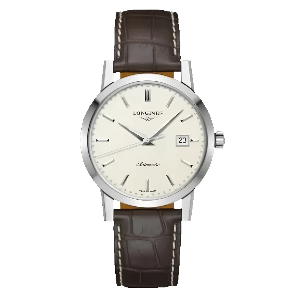 99新 Longines/浪琴 开创者/白盘/调丁刻/30盘/1.64