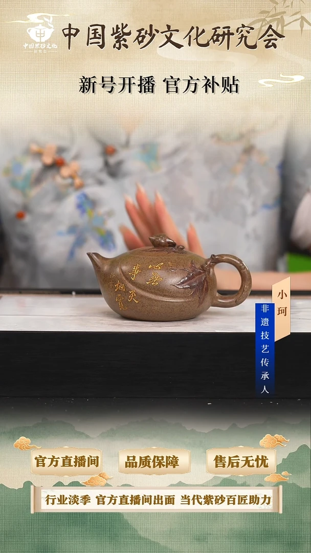 茶壶紫砂陶茶文化蒋         天青柴烧260cc左右
